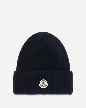 Moncler Wool and cashmere-blend Beanie Male UNI