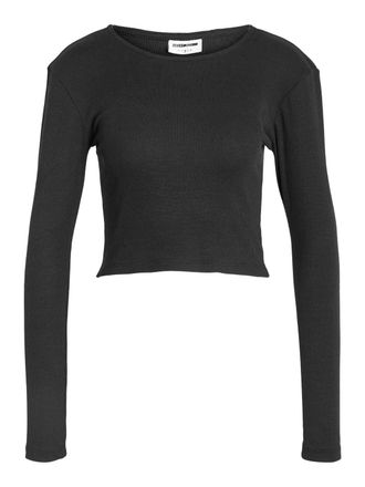 Noisy May Noisy may Womens Nmmaya L/S O-Neck Top Noos Longsleeve T-Shirt, Black, M