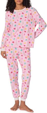Bedhead Pajamas Long Sleeve Stretch Jersey Pajamas in Eiffel For You at Nordstrom, Size X-Large