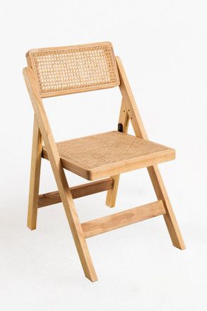 Regalos Miguel Sillas Plegables - Pack 4 Sillas Plegables Vivo Madera Natural