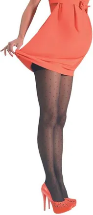 Cache Coeur Plumetis maternity tights in Black at Nordstrom, Size X-Large