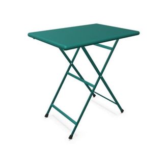 Emu Arc En Ciel Tavolo Rettangolare Pieghevole 70X50 Verde Oceano - Tiffany