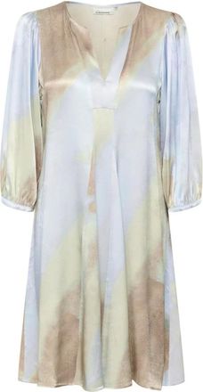 Karen by Simonsen Dames, Jurken, Veelkleurig, Maat: M