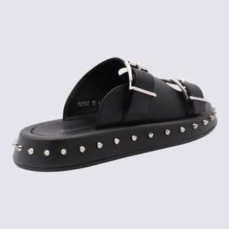 Alexander McQueen Womens Sandals Black _cover Le - Sole El