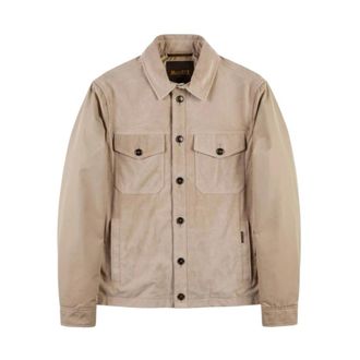 Moorer Light Jackets, male, Beige, Size: XL Light Jacket