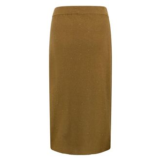 Fabiana Filippi Midi Skirts, female, Brown, Size: XS Midi Skirt