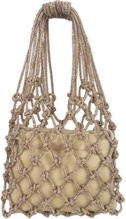Hibourama Bags Golden Shadow Velvet Mesh Bag