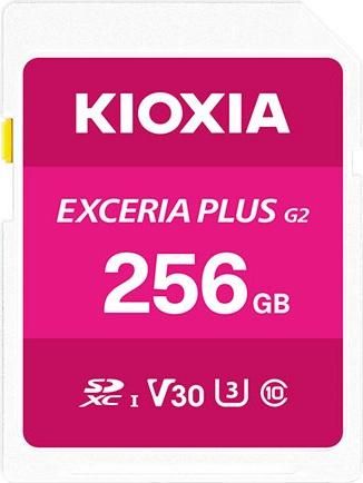C&A Tarjeta De Memoria Sdxc Kioxia Exceria Plus G2 De 256 Gb, Clase 10 Uhs-i (lnpl2m256gg4)