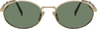 Prada PR 65ZS ZVN70L Womens Sunglasses Gold Size 55