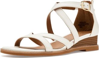 S&ouml;fft Mysti Womens Wedge Shoes White : 9.5 B - Medium, Faux Leather