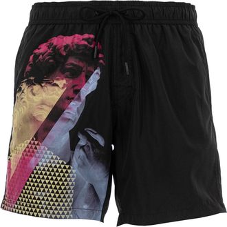 Dirk Bikkembergs Swimshorts Hoofd Zwart