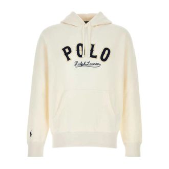 Polo Ralph Lauren Hoodies, male, White, Size: XL Hooded Sweatshirt