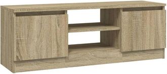 vidaXL Vidaxl - Mueble de tv con puerta roble Sonoma 102x30x36 cm
