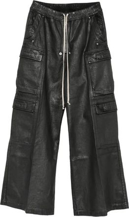 Rick Owens Double Cargo Jumbo Belas - male - Rick Owens - Wide Jeans - Black - L - Jeans
