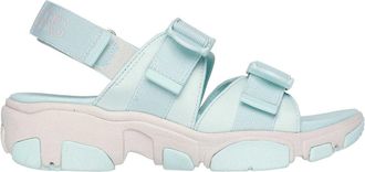 Skechers Dames/Dames Platte Hak Sandalen (Munt)