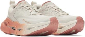 Under Armour UA Halo Racer Running Shoe in Summit White/Pink at Nordstrom, Size 10.5