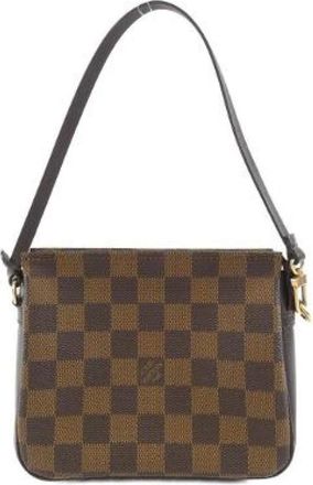 Louis Vuitton Pre-owned Shoulder Bags, female, Brown, Size: ONE SIZE Pre-owned Damier Makeup Pouch