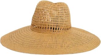 Emporio Armani Stijlvolle Hoed voor Mannen en Vrouwen - Dames - Hoeden - Beige - 57 CM - Accessoires