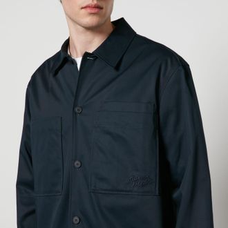 Maison Kitsun&eacute; Heren Maison Kitsune Overshirt in marine