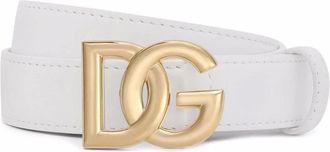 Dolce & Gabbana Belts, female, White, Size: 75 CM Stylish Belt with Unique Design