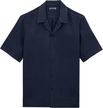 Vilebrequin Camisa de Manga Corta Courbis - Shirts - Hombre - Azul - 3XL