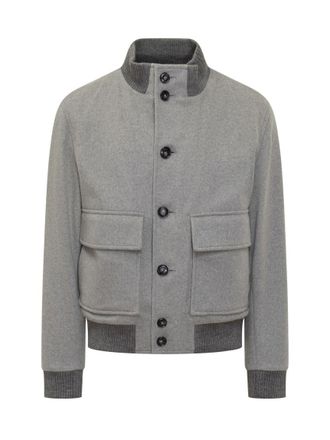 HUGO BOSS Grey Solid Jacket