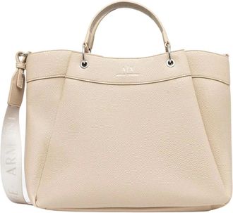 A|X Armani Exchange Tassen, Dames, Beige, ONE Size, Polyester, Grote Shopper