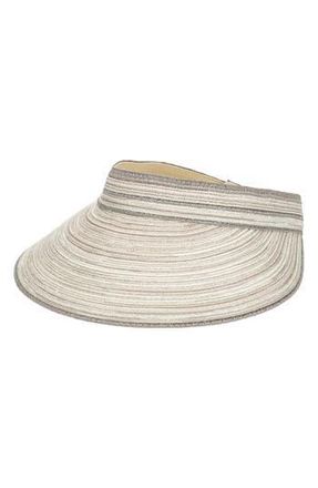 San Diego Hat Company UPF 50+ Visor in Silver at Nordstrom Rack