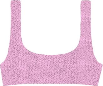 MC2 Saint Barth Top bikini con effetto stropicciato - Rosa