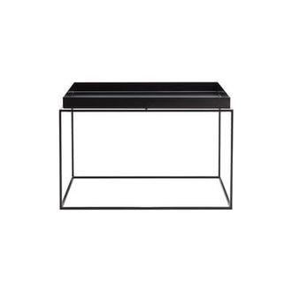 HAY End table Tray - Black - Lacquered steel - Designer Hay Studio