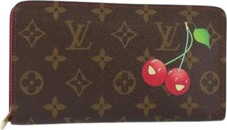 Louis Vuitton Pre-owned Wallets, female, Brown, Size: ONE SIZE Pre-owned Canvas Wallet