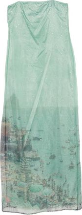 Staud Amara Strapless Maxi Dress