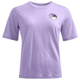 Ortovox 140 Cool Round Landscape T-Shirt Merinoshirt f&uuml;r Damen | lush lavender