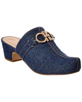 Ferragamo Phobos Denim Mule