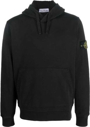 Stone Island katoenfleece hoodie