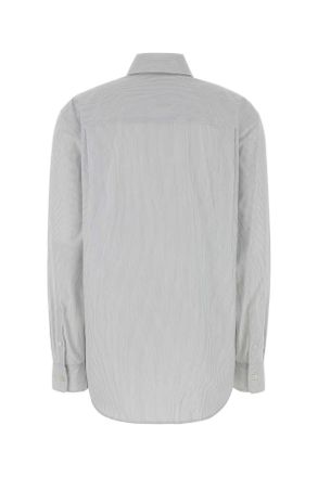 The Row Womens Gavina Shirt Gray Cotton
