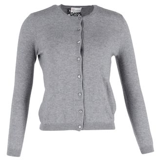 Valentino RED Valentino vest met knoopsluiting in grijze wol