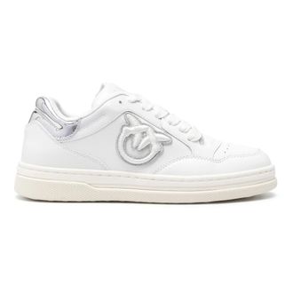 Pinko Sneakers, male, White, Size: 8 US Leather Sneakers