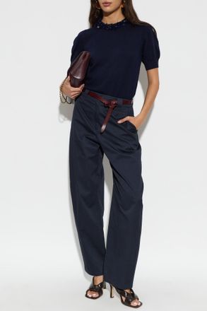 Ulla Johnson Marine Trousers, Womens, Navy Blue