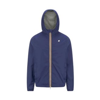 K-Way Heren, Jassen, Blauw, Maat: S Katoen