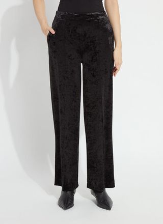 Lyss&eacute; Shay Crushed Stretch Velvet Suit Pant (30 Inseam)
