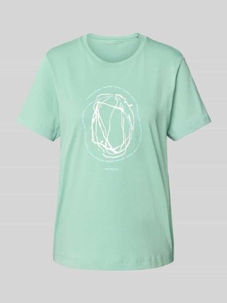 Tom Tailor Regular Fit T-Shirt aus reiner Baumwolle in Mint, Gr&ouml;&szlig;e M