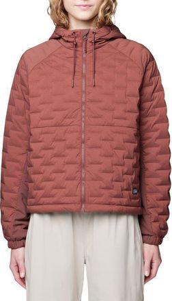 Mountain Hardwear Stretchdown Lightweight Zip Hoodie in Bourbon Brown at Nordstrom, Size X-Large