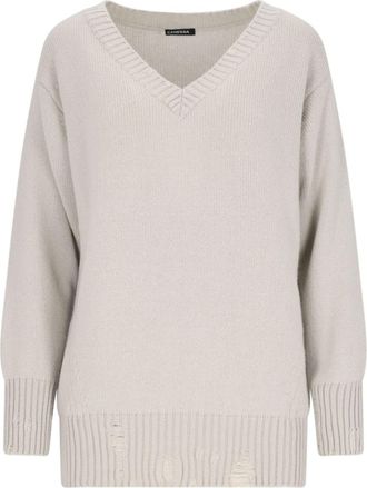 Canessa Maglione con effetto vissuto - Grigio