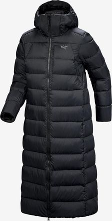 Arc'teryx Langer gesteppter Kapuzenparka aus technischem Gewebe Thorium