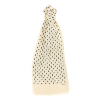 Tom Ford Accessoires, Heren, Beige, ONE Size, Mulberry Paisley Print Zijden Sjaal