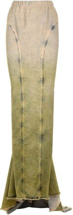 Moncler Skirts - female - Moncler - Denim Skirts - Green - XS - Skirts