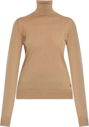 Dolce & Gabbana Kasjmier coltrui - Dames - Cashmere truien - Beige - M - Kasjmier - Truien & Vesten