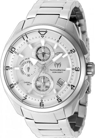 Technomarine TM-318129 Mens Ocean Quantum Watch - Silver - One Size