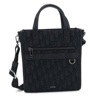 Dior Black Jacquard Tote Bag (Pre-Owned)